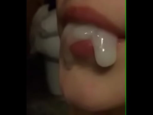 Cum drip mouth compilation